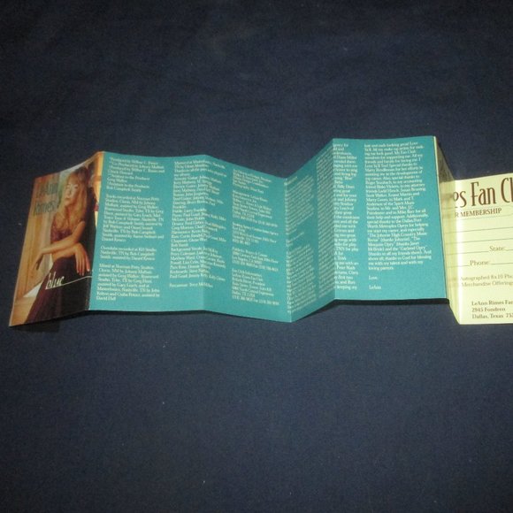 LeAnn Rimes - Blue on cassette (Curb Records, 1996) - Picture 2 of 4